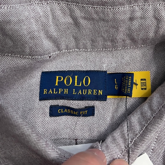 NWT - Polo Ralph Lauren Women’s Classic Fit Oxford Shirt - Size L - Picture 7 of 8
